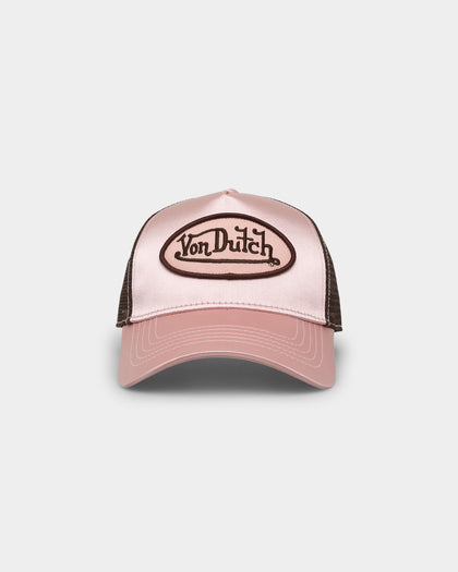 Von Dutch Pink Satin Trucker Pink Satin