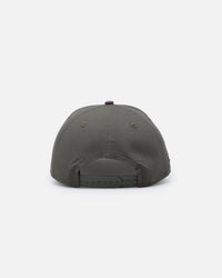 New Era Chicago Cubs 'Contrast Visor' Pre-Curved Golfer Snapback Moss/Plum