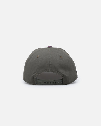 New Era Chicago Cubs 'Contrast Visor' Pre-Curved Golfer Snapback Moss/Plum