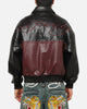 Ed Hardy Voltage Bomber Jacket Black/Burgundy