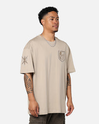 Pro Standard Vegas Golden Knights Drop Shoulder T-Shirt Taupe