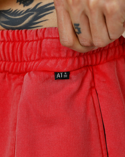 American Thrift Wide Leg Pants Washed Red