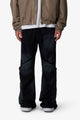 MNML Side Snap Kick Flare Pants Black