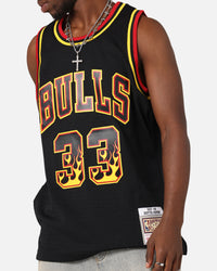 Mitchell & Ness Chicago Bulls Scottie Pippen Legends Jersey Black/Grey