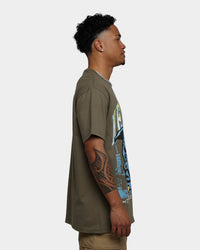 Goat Crew The World Is Yours T-Shirt Green