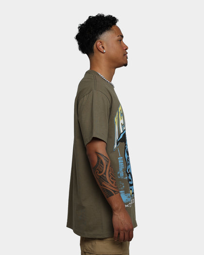 Goat Crew The World Is Yours T-Shirt Green