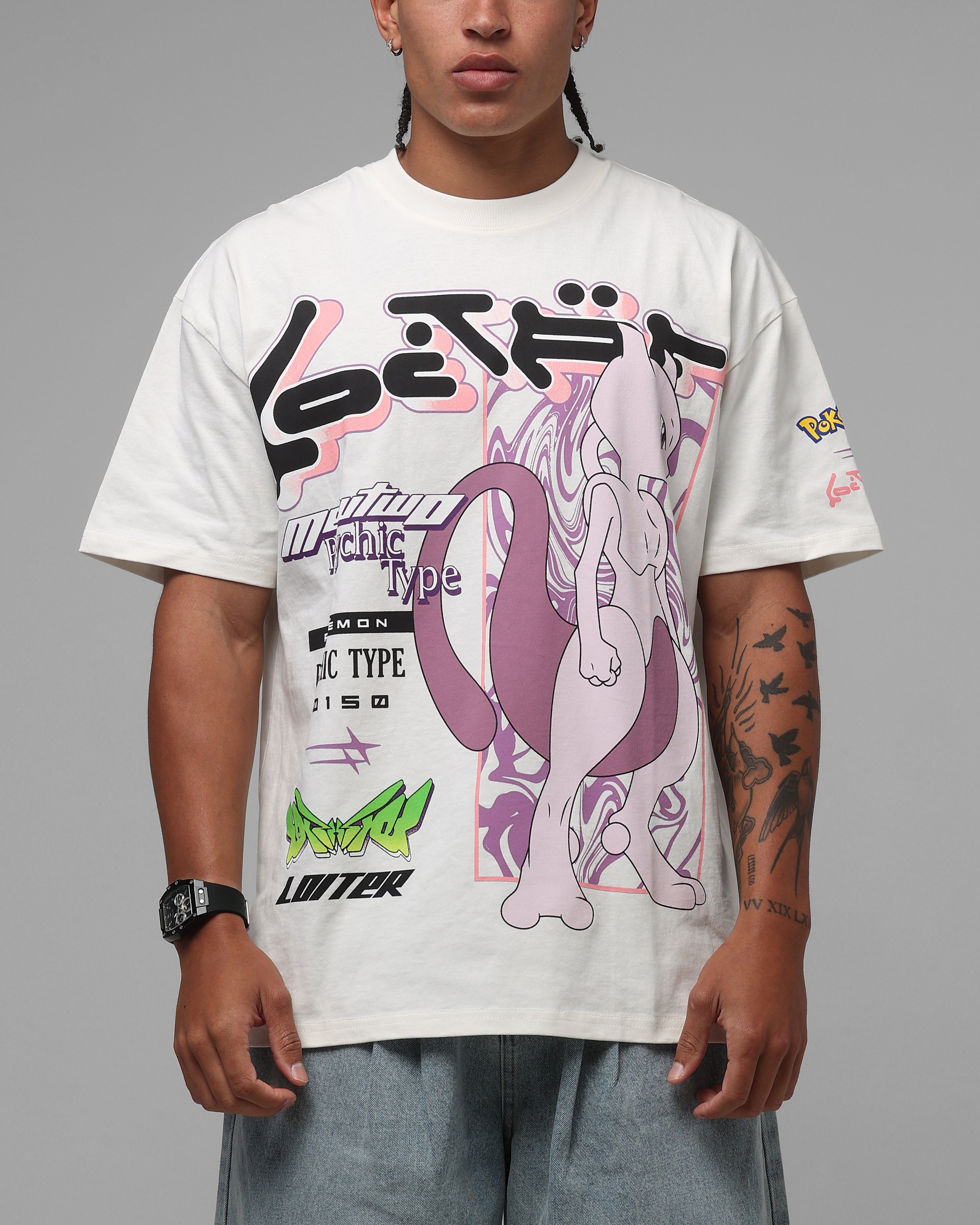 Pokémon By Loiter Mewtwo Heavyweight T-Shirt Off White | Culture