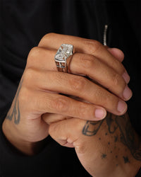 Saint Morta The 4 Point Ring White Gold