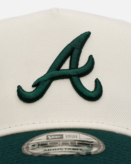 New Era Atlanta Braves 'Evergreen 2.0' 9FORTY A-Frame Snapback Chrome/Dark Green