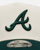 New Era Atlanta Braves 'Evergreen 2.0' 9FORTY A-Frame Snapback Chrome/Dark Green