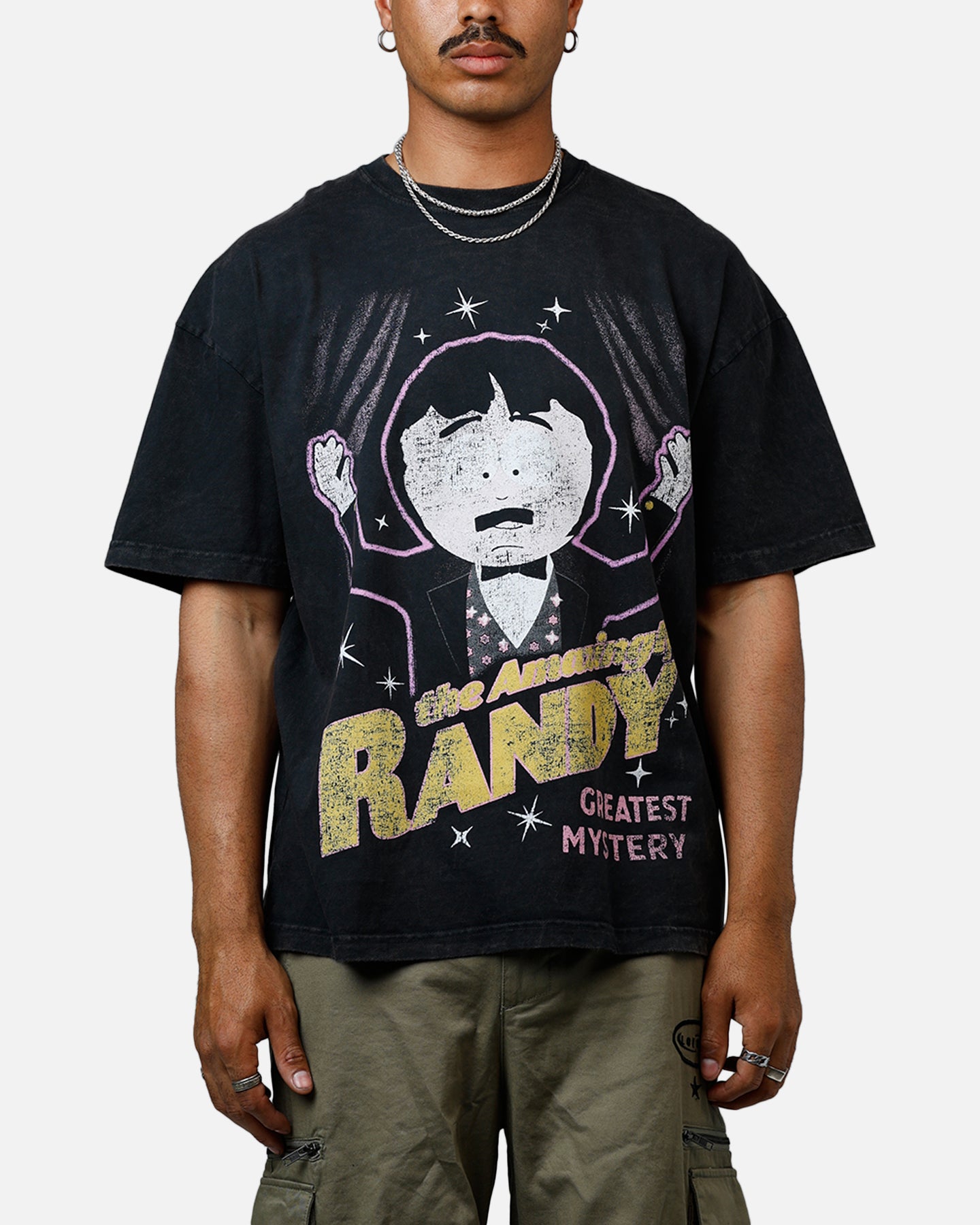 73Studio x South Park The Amazing Randy Heavyweight T-Shirt Black