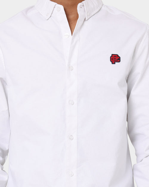 Carre Mono Oxford Button Up Shirt White
