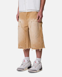 MNML Ultra Baggy Work Shorts Tan