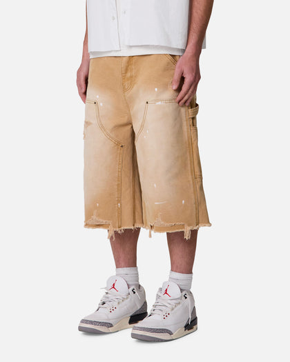 MNML Ultra Baggy Work Shorts Tan