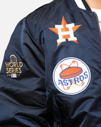 New Era X Alpha Series X MLB Houston Astros MA-1 Bomber Jacket Navy