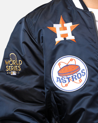 New Era X Alpha Series X MLB Houston Astros MA-1 Bomber Jacket Navy