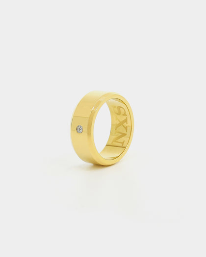 NXS Iced Definitive Ring Iced Gold