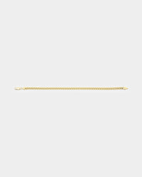 House Of Auric 5mm Cuban Link Bracelet 18k Gold Vermeil