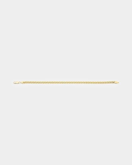 House Of Auric 5mm Cuban Link Bracelet 18k Gold Vermeil