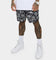 Saint Morta Paisley Skulls Beach Shorts Black/White