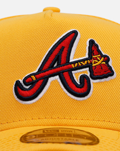 New Era Atlanta Braves 'Sunshine' 9FORTY A-Frame Snapback Canary