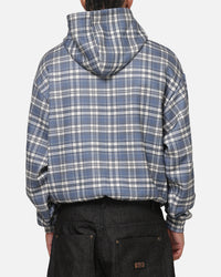 Carre Gridline Hoodie Blue-plaid