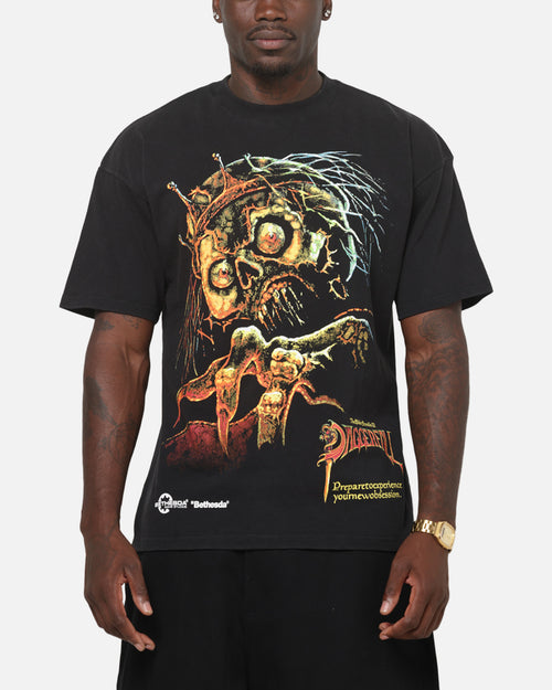73Studio x The Elder Scrolls: The Elder Scrolls Daggerfall T-Shirt Black Acidwash
