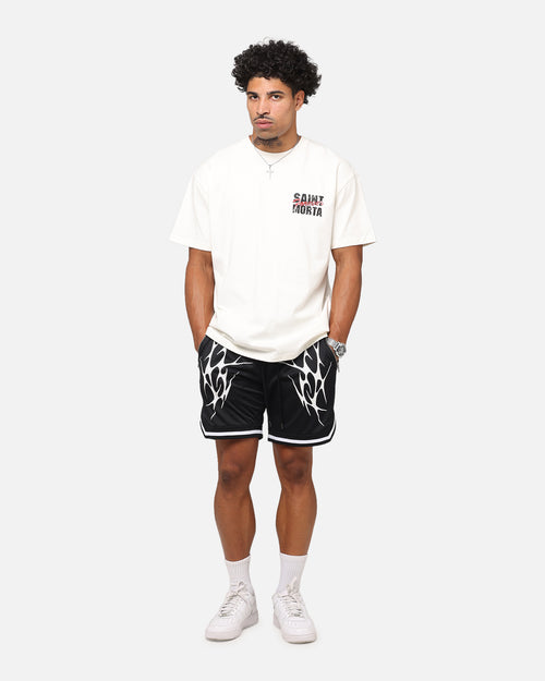 Saint Morta Warrior Basketball Shorts Black