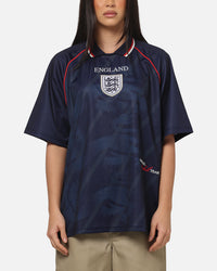 Majestic Athletic England Mesh Jersey Navy