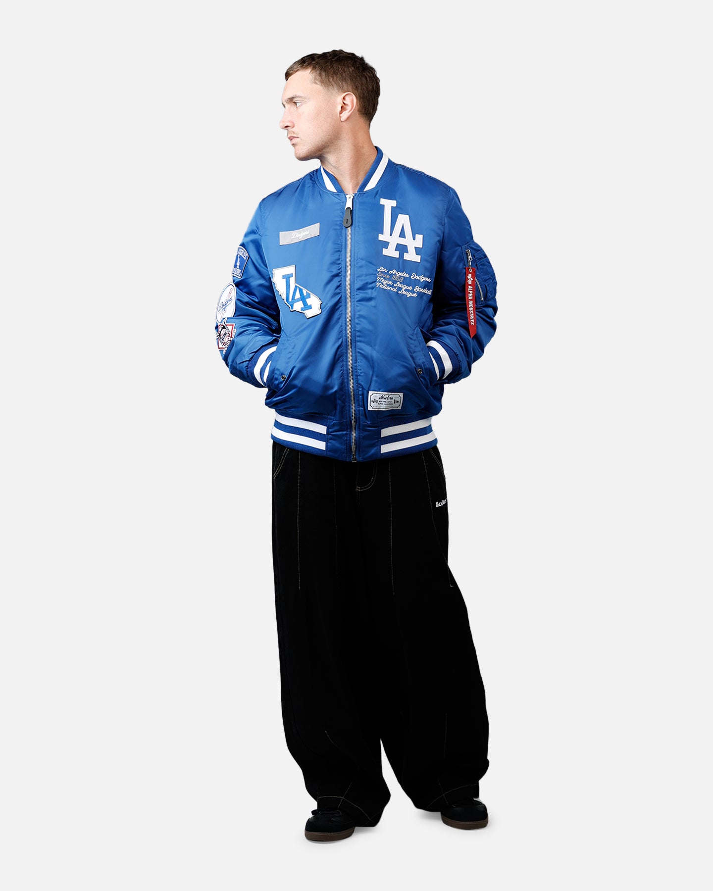 New Era X Alpha Series X MLB Los Angeles Dodgers MA-1 Bomber