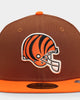 New Era Cincinnati Bengals 'Harvest' 59FIFTY Fitted Dark Brown