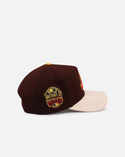New Era Atlanta Braves 'Members Only' 9FORTY A-Frame Snapback Brown