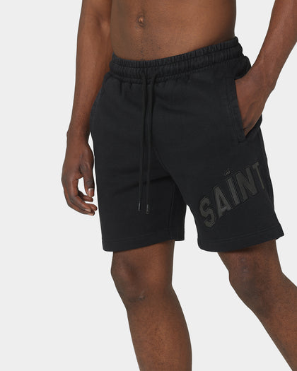 Saint Morta Kingdom Sweat Shorts Vintage Black