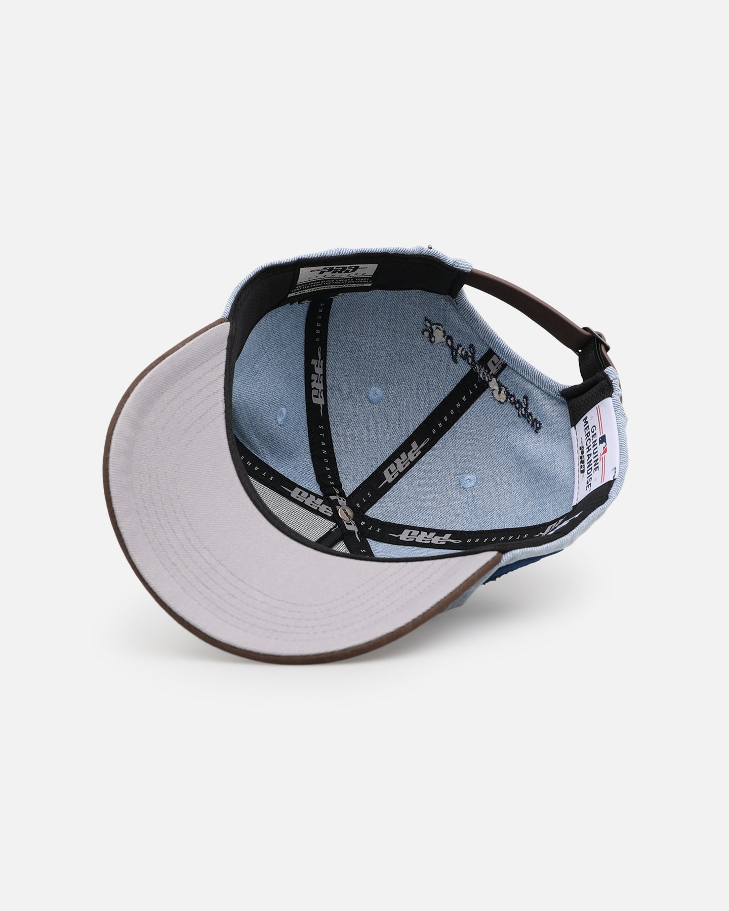 Pro Standard Los Angeles Dodgers 'Denim Suede' Pro Pinch Strapback