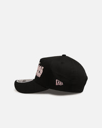 New Era New York Yankees 'Drip Glow Script' 9FORTY A-Frame Snapback Black/Pink