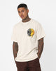 Goat Crew Smiley Skull Vintage T-Shirt Off White