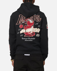 Mitchell & Ness LA Lakers First Team Gold Hoodie Faded Black