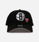 New Era Brooklyn Nets 'Team Color Hearts' 9FORTY A-Frame Snapback Official Team Color