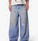 MNML Paint Printed Raven Denim Blue
