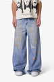 MNML Paint Printed Raven Denim Blue