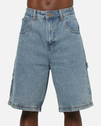 Carre Carpenter Jorts Mid Blue Denim