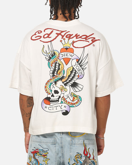 Ed Hardy NYC T-Shirt Off White