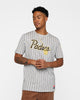 New Era San Diego Padres Pinstripe T-Shirt Grey
