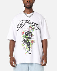 Ed Hardy Savage Bloom T-Shirt White