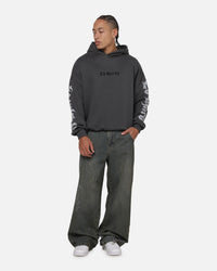 Ed Hardy Chrome Hoodie Washed Black
