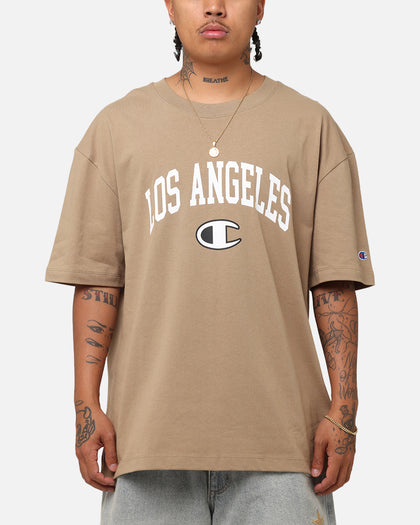 Champion Heritage Los Angeles Logo Graphic T-Shirt Whole Wheat Khaki
