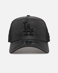New Era Los Angeles Dodgers 'Camo' 9FORTY A-Frame Trucker Snapback Black