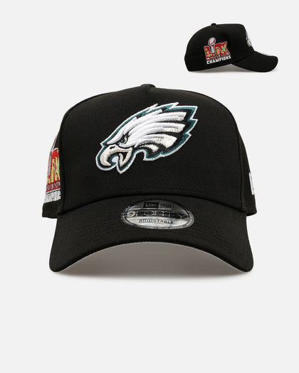 New Era Philadelphia Eagles 'Black And Team Color' 9FORTY A-Frame Snapback Black/Official Team Color
