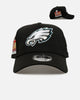New Era Philadelphia Eagles 'Black And Team Color' 9FORTY A-Frame Snapback Black/Official Team Color
