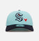 New Era Seattle Kraken 'Team Color Hearts' 9FORTY A-Frame Snapback Official Team Color